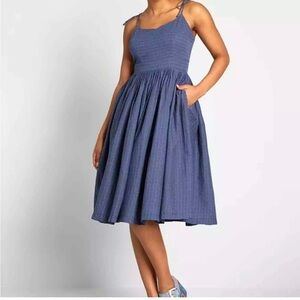 ModCloth The Fabulous Tie Shoulder Dress